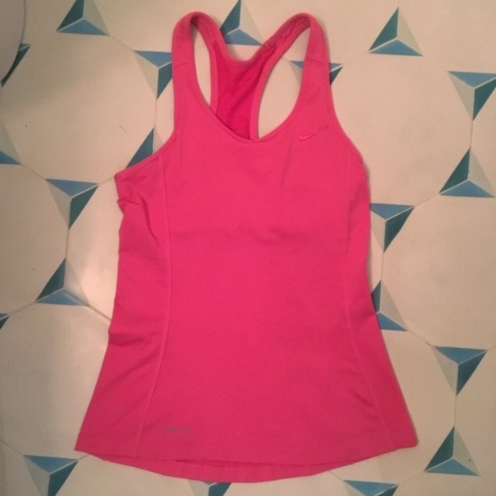 Nike Dri-Fit Tank Top w/ Built-In Bra - XS